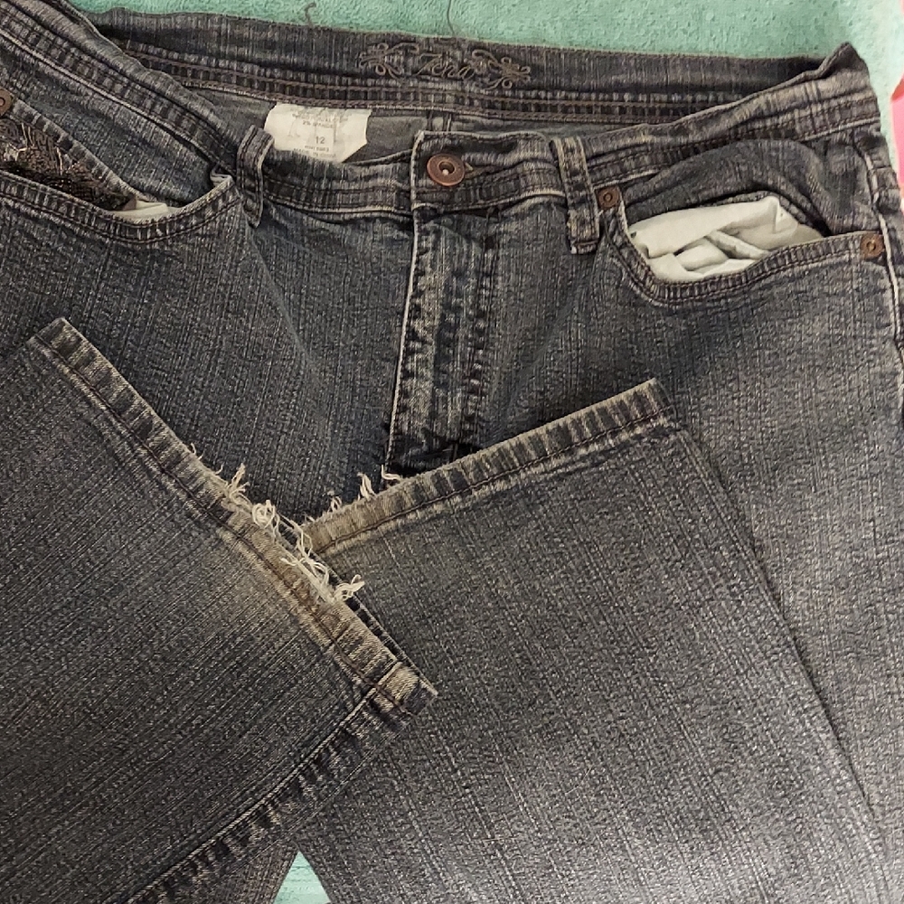 Stylish Gray Denim Jeans